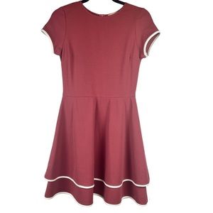 Love…Ady Women’s Tiered Fit and Flare Short Sleeve Midi Dress Size Medium